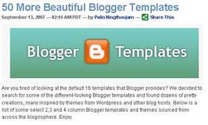blogger templates