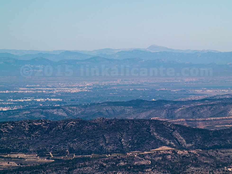 Penyagolosa desde Benicadell - Foto procesada