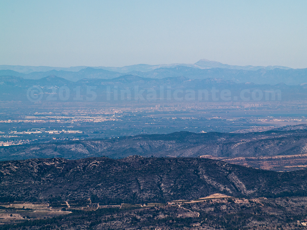 Vista del Penyagolosa desde Benicadell - Senderismo Alicante