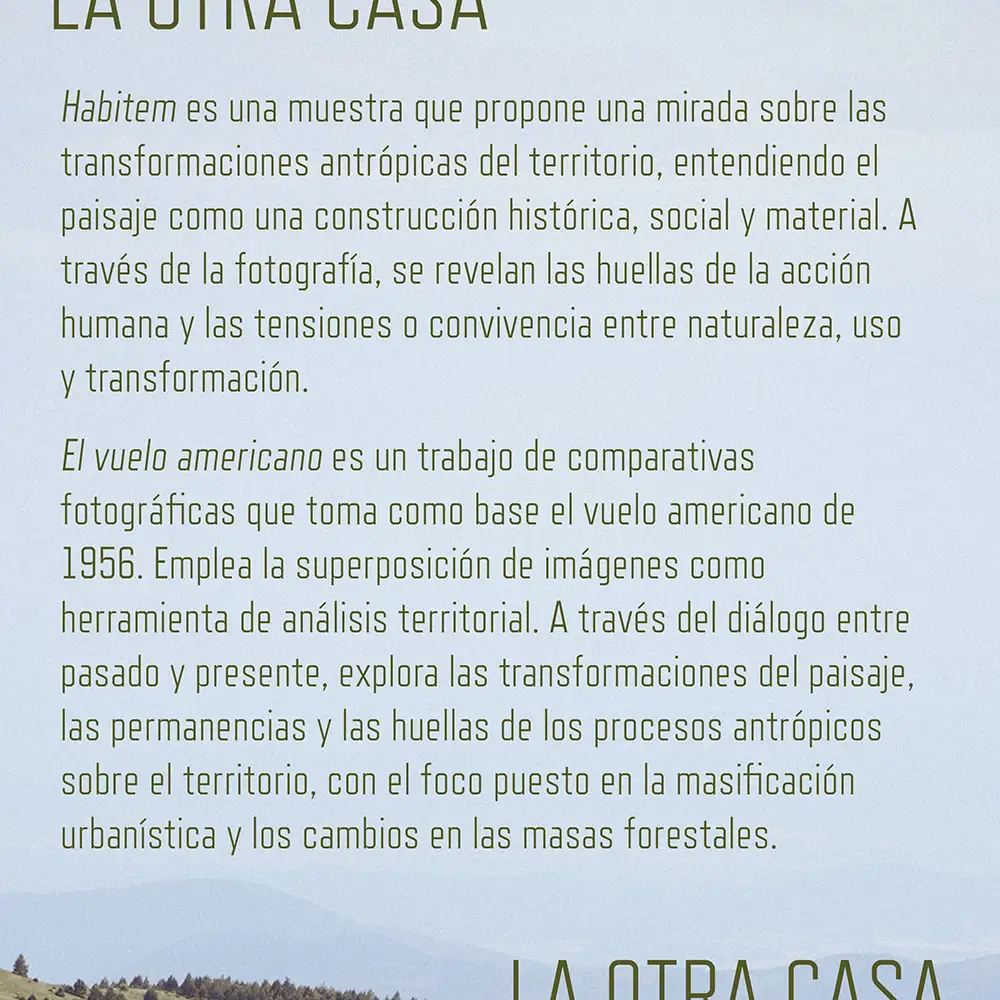 La Otra Casa acoge la inauguración de 'Habitem', una exposición fotográfica sobre las huellas humanas en el territorio 2 El vuelo americano - Antonio Galealba