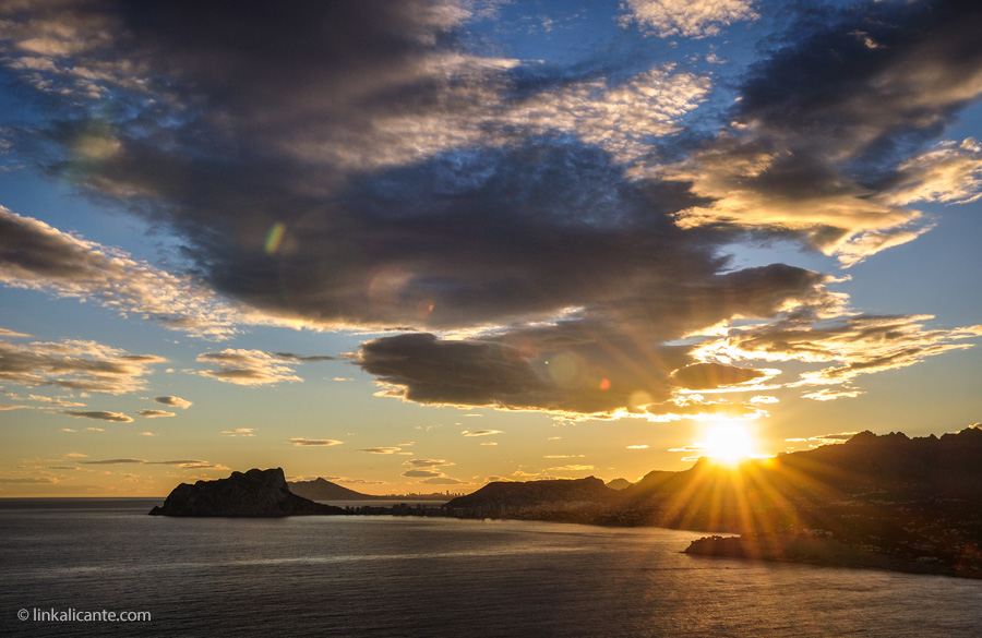 Atardecer Torre Moraira Cap d'Or