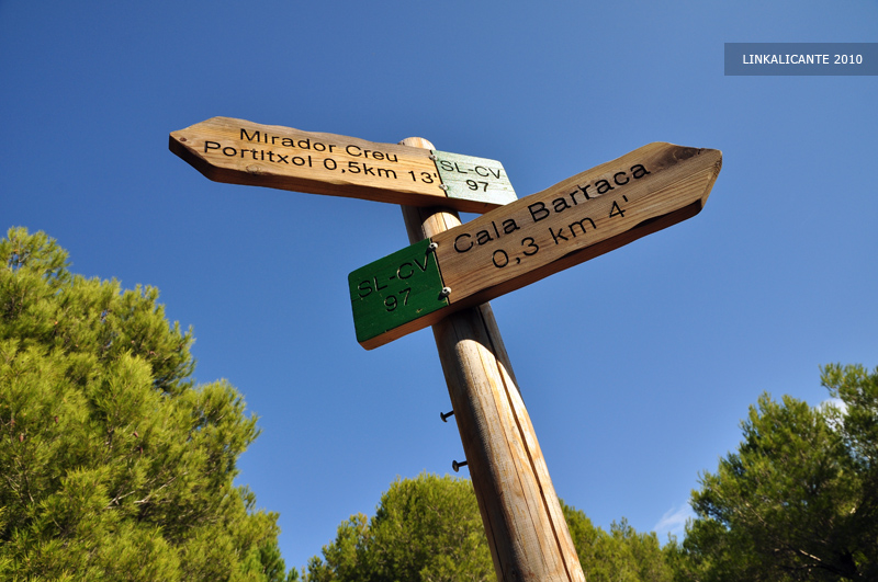 Sendero SL-CV 97, Cala Barraca, Xàbia