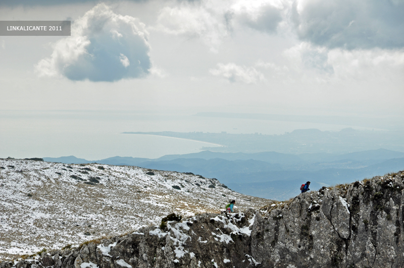 Aitana mountain range, summit hike from Partegat