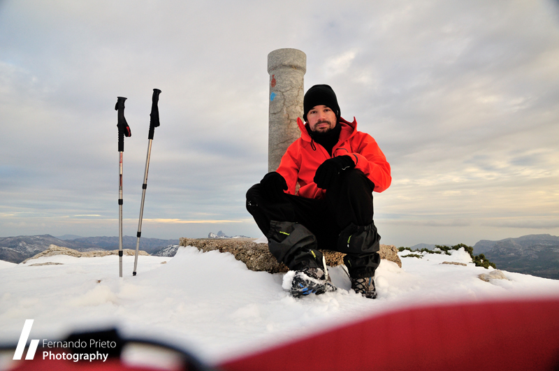 Malla del Llop con nieve