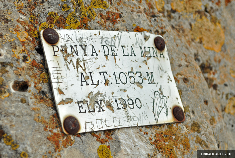 Penya de la Mina - Serra del Algayat