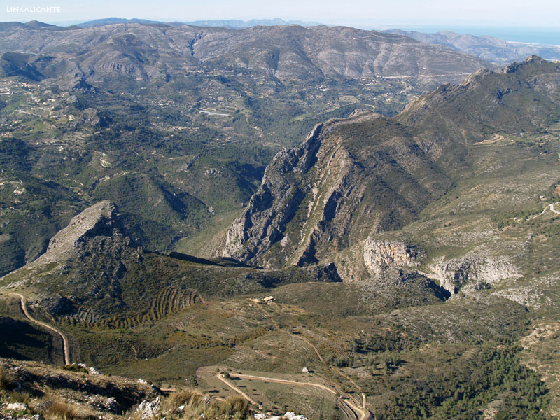 Sierra del Ferrer desde Bèrnia