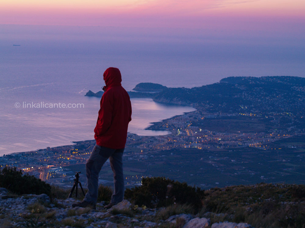 amanecer desde el Montgó