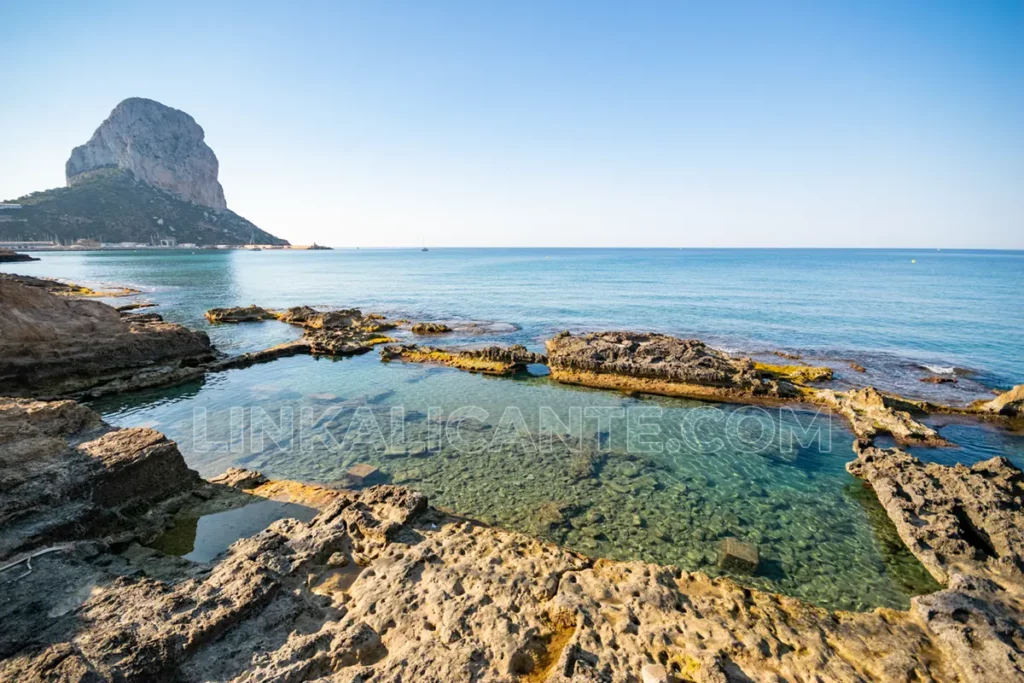 Baños de la Reina y Peñón de Ifach de Calpe