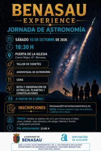 Entre Aitana y Serrella: el pueblo de Alicante que anima a explorar su patrimonio y entorno con actividades gratuitas 4 Benasau Astronomía