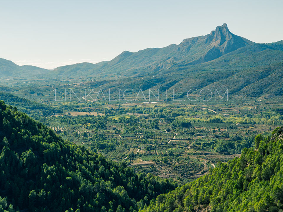 The Benicadell from the Vall de Perputxent