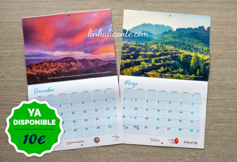 Calendario Montañas Alicante 2020 LinkAlicante.com