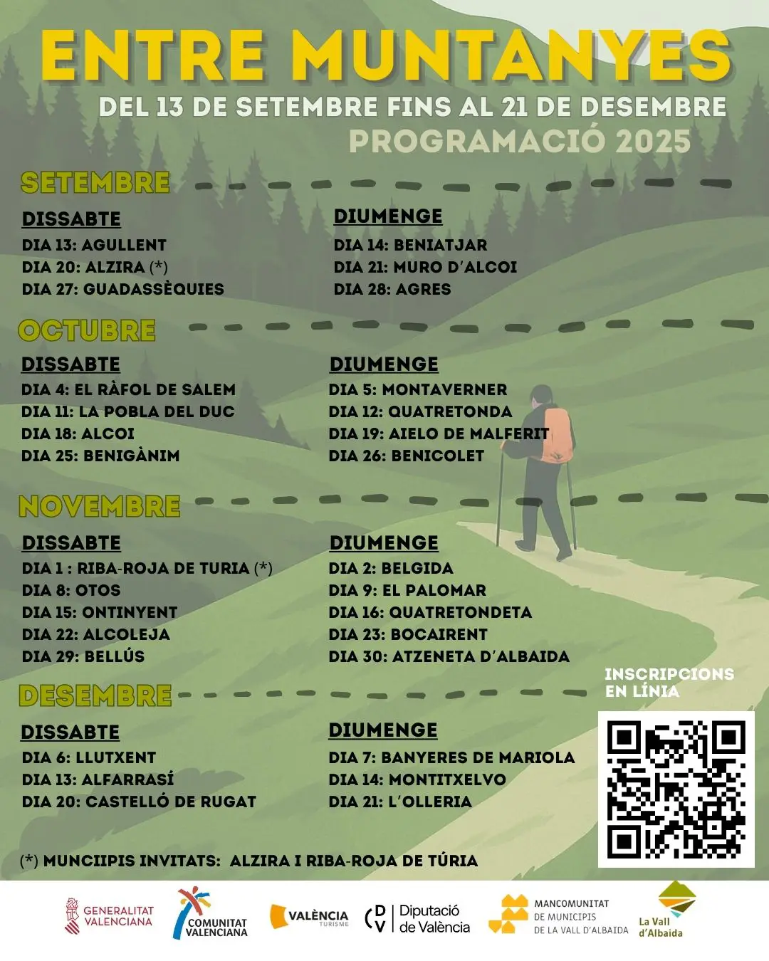 Calendario Entre Muntanyes 2025