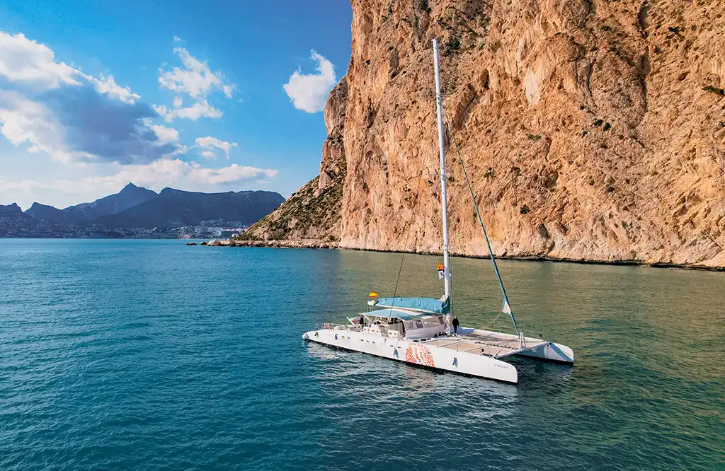 Sailing in Calpe, Ifach