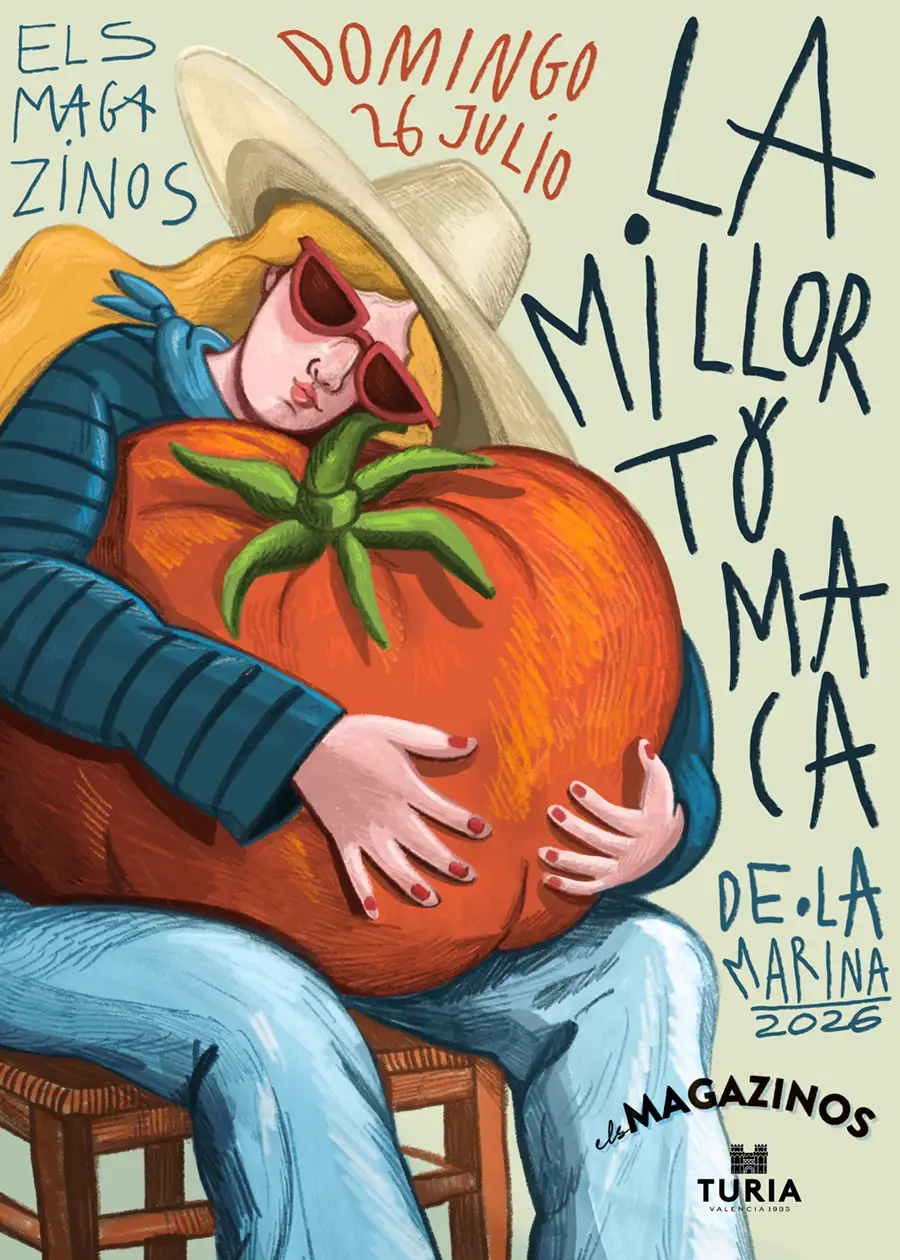 El mejor tomate de la Comunidad Valenciana se decide el 26 de julio en Dénia 1 Cartel Concurso Millor Tomaca de La Marina 2026