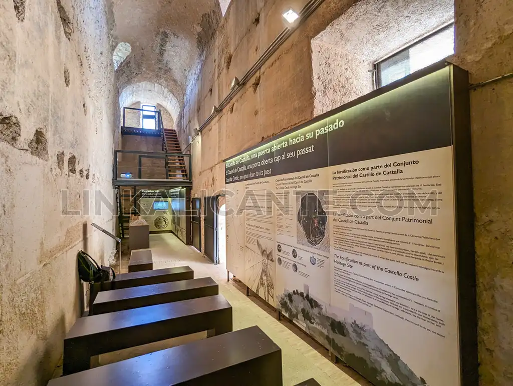 Espacio interpretativo en el Castillo de Castalla