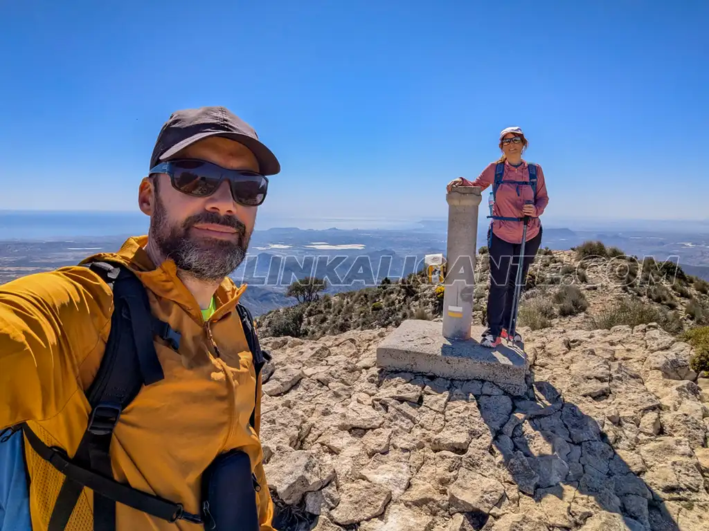 Ruta a la Penya Migjorn (1.226 m) desde Tibi 7 Cima de la Penya Migjorn