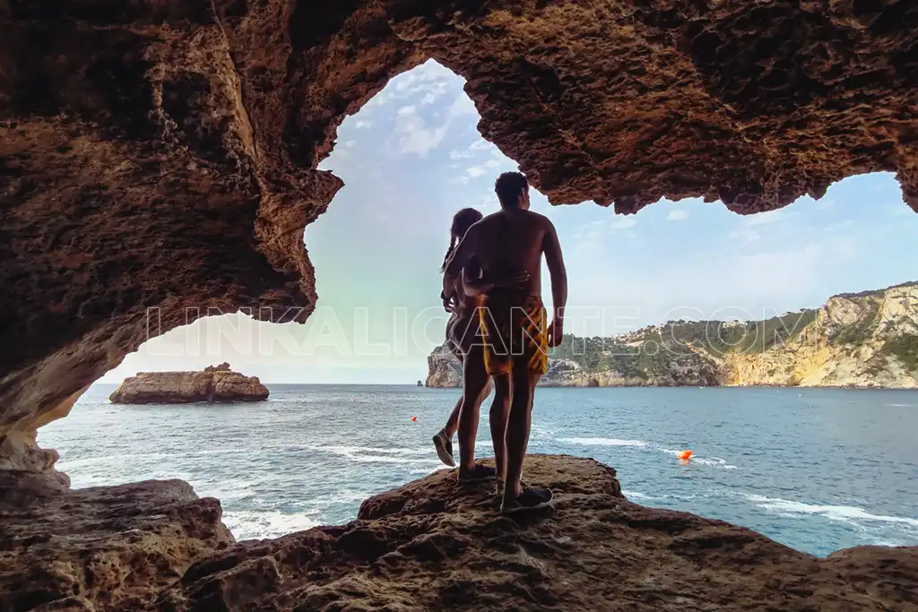 Cueva Javea Isla Portitxol