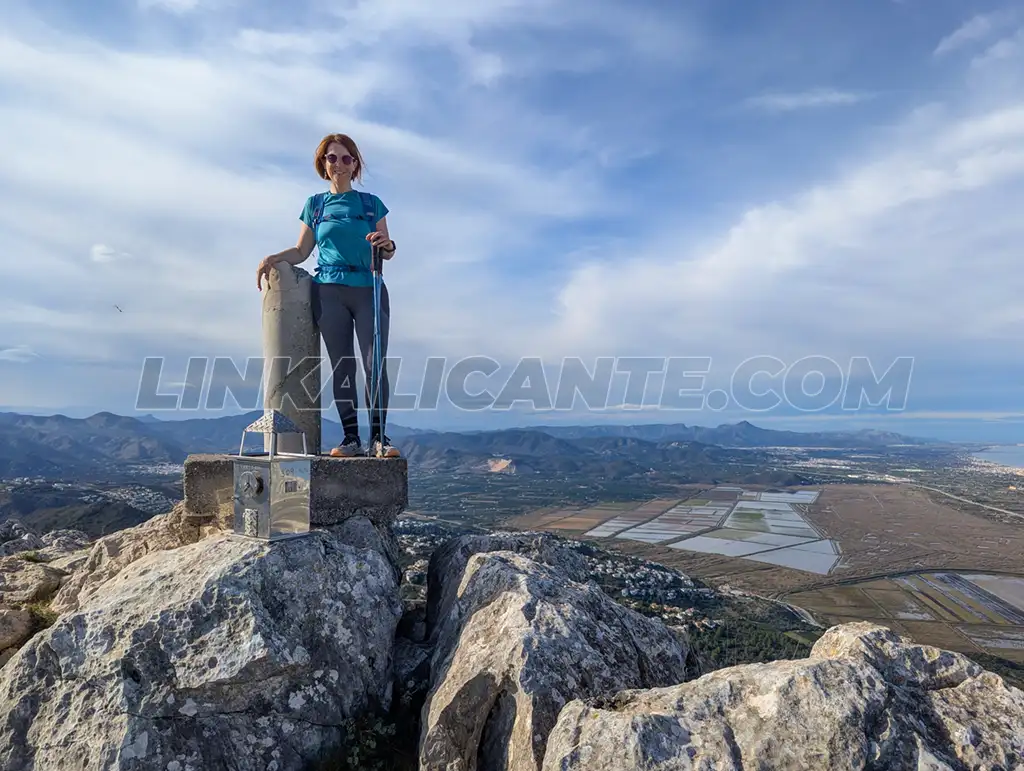 Serra de Segària: cumbre por el Portell d'Ondara y Cova Fosca, PR-CV 415 11 Cima Sierra Segària