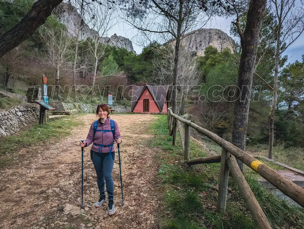 Xortà desde Bolulla, por el Barranc del Negre 7 Font dels Teixos, Serra de la Xortà
