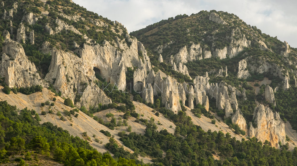Pla de la Casa (Serrella) desde Quatretondeta por PR-CV 24 9 Els Frares de Quatretondeta