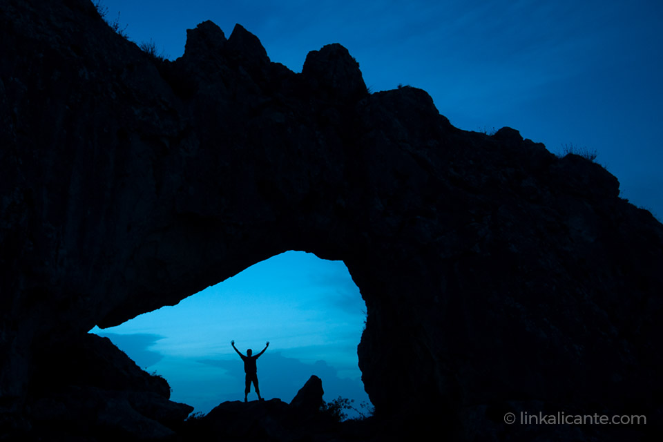 Penya Foradà - fotografía nocturna