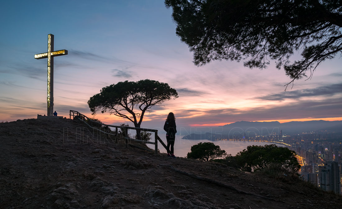 Las 6 mejores Rutas de senderismo en Benidorm y alrededores 16 Mirador de la Cruz de Benidorm