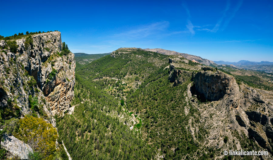 Panorámica del Barranc del Cint