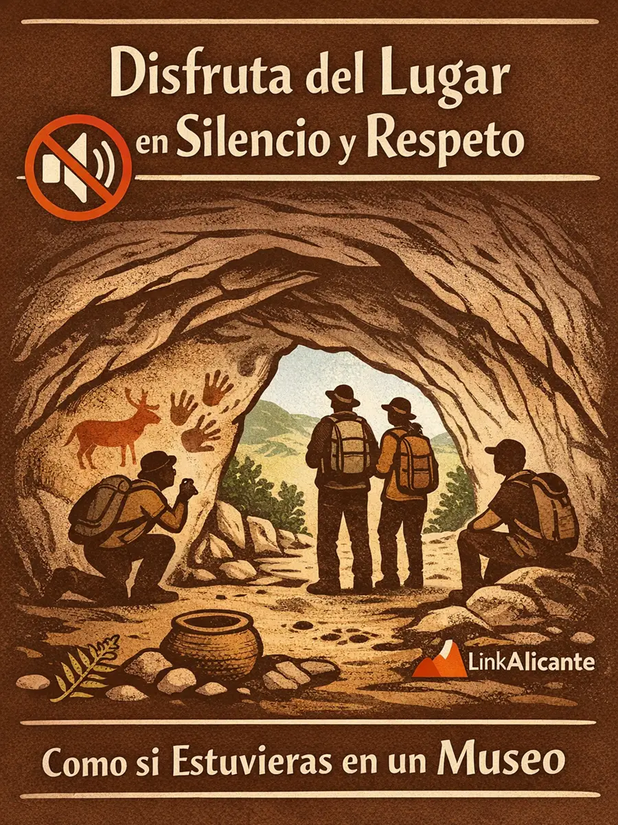 La Capilla (Sierra de Salinas) desde el Aula de la Naturaleza Coto Salinas 10 Recomendación silencio y respeto en la naturaleza