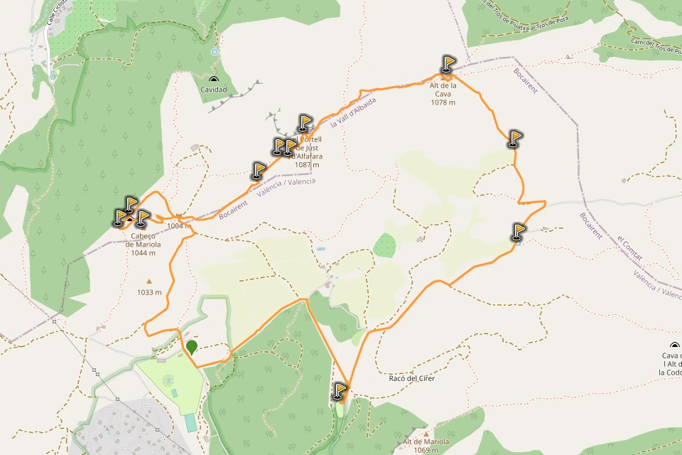 Ruta Cova Bolumini - Track GPS
