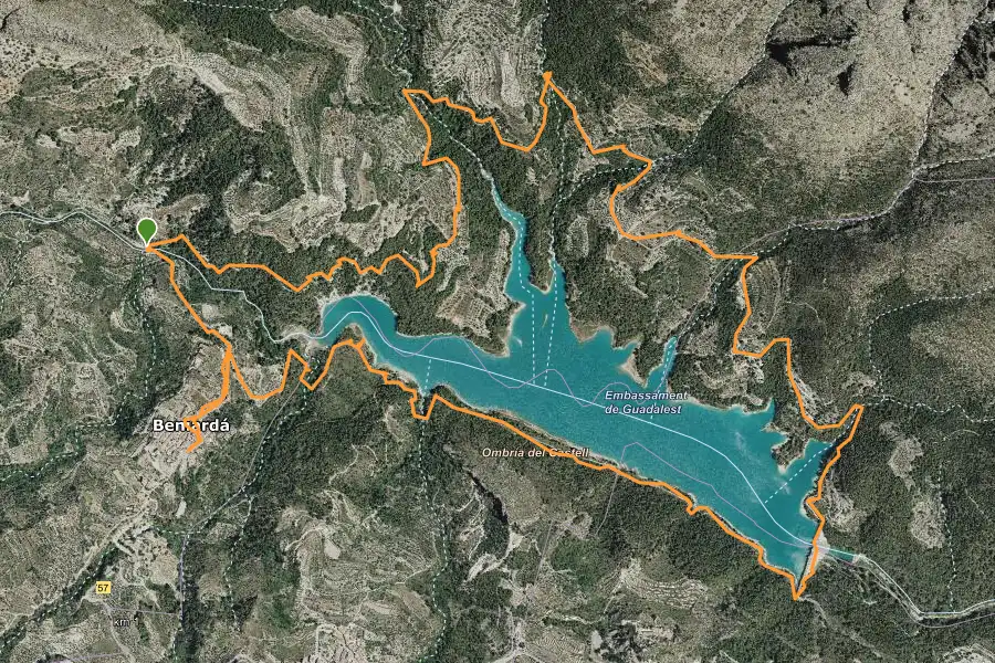 Ruta Embalse de Guadalest circular - Track GPS