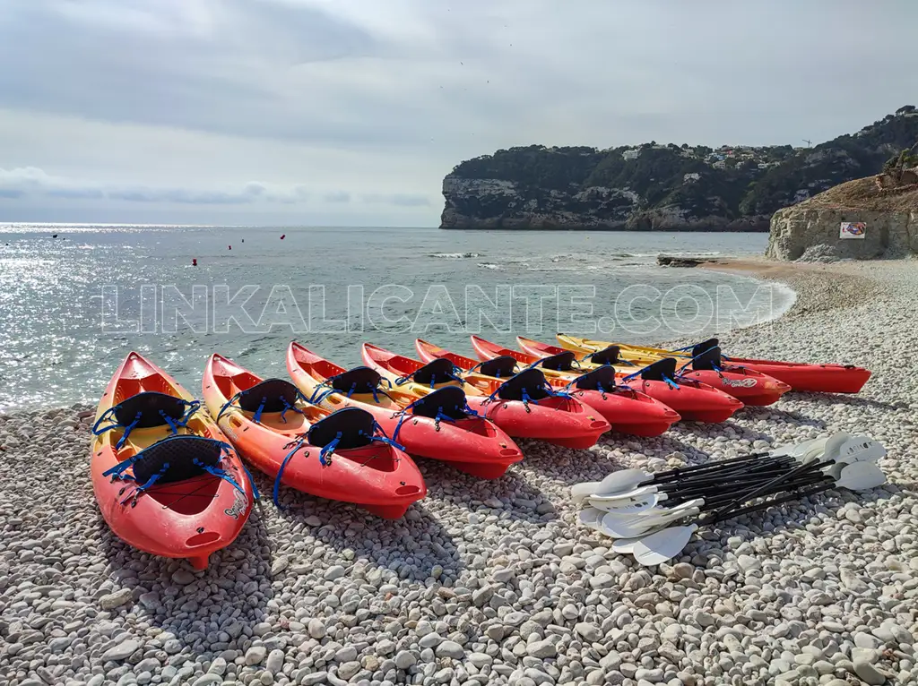 Ruta en kayak desde Cala Portitxol de Jávea