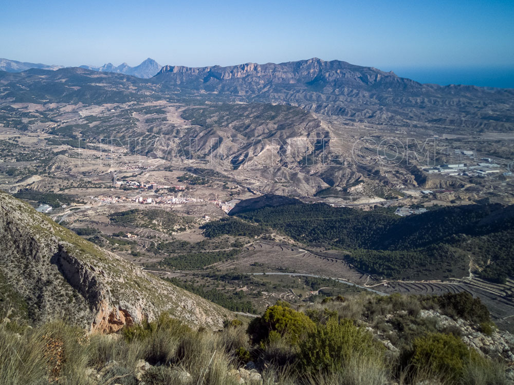 Ruta Penya de Migjorn desde Xixona