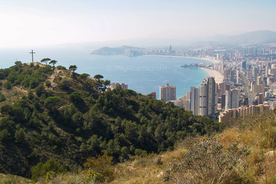 Ruta senderismo Serra Gelada, Cruz de Benidorm