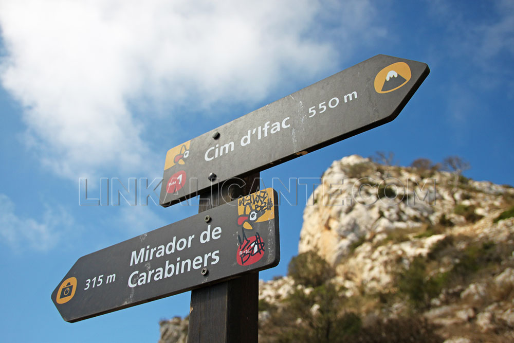 Fork in the Rock of Ifach Route