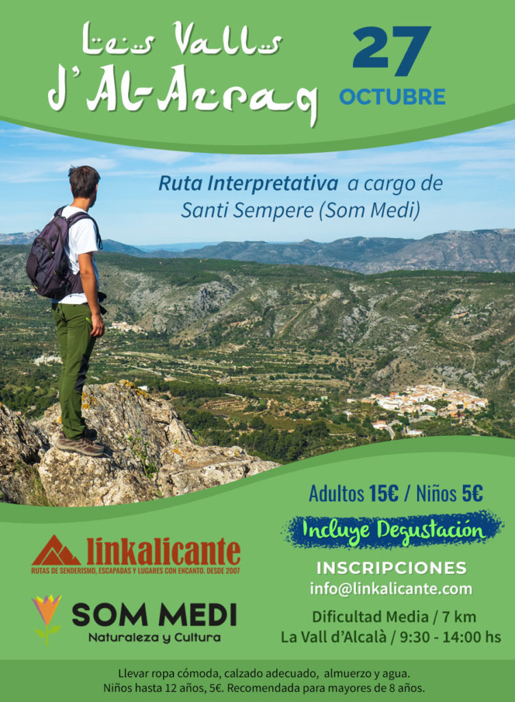Ruta Vall Alcalà 27 Octubre 2019
