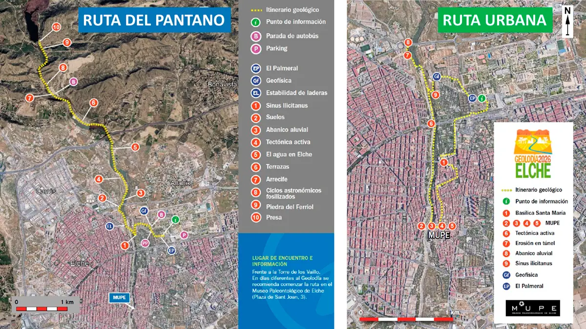 Geolodía 2026 llega a Elche con dos rutas guiadas para conocer la historia geológica del municipio 1 Rutas Geolodia 2026 Elche
