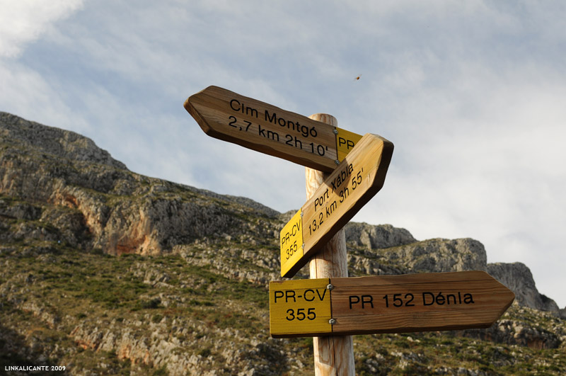 Rutas senderismo en el Montgó