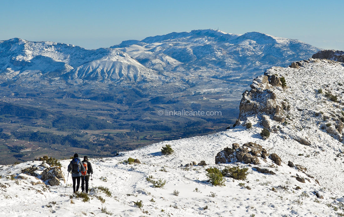 6 Rutas Para Pisar Nieve En La Provincia De Alicante Linkalicante