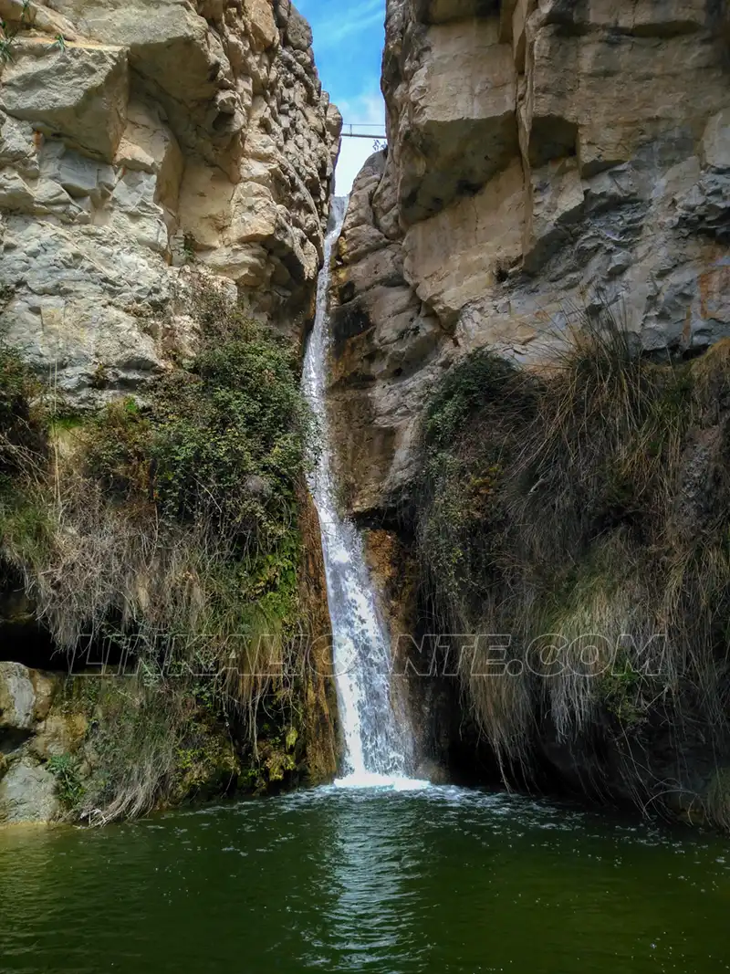 El Salt de Xixona: un oasis escondido entre barrancos que reabre en 2026 5 Cascada de El Salt, Xixona, en 2017