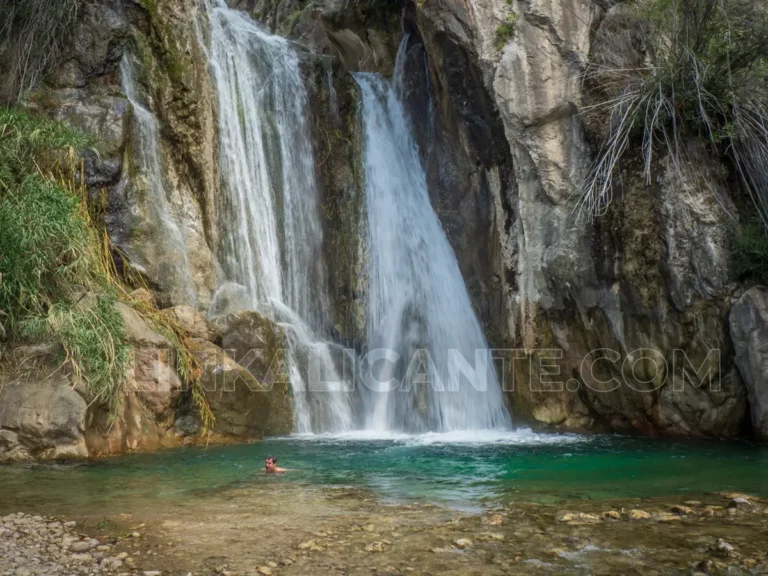 Salto de Bolulla, cascada en Alicante