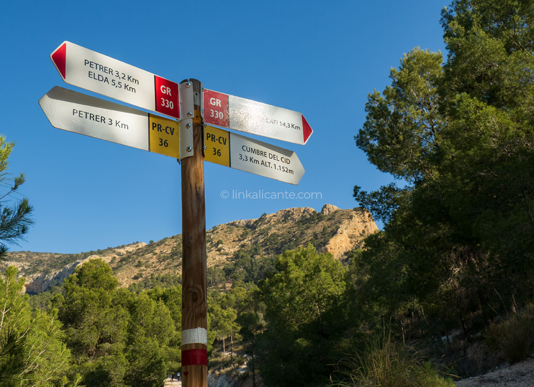 Silla del Cid por "la directa" y bajada por PR-CV 36 8 Ruta Senderismo Sierra del Cid PR-CV 36