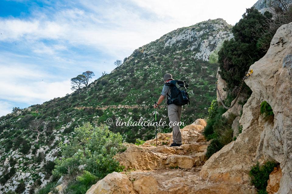 Ascent to the Rock of Ifach, Calpe