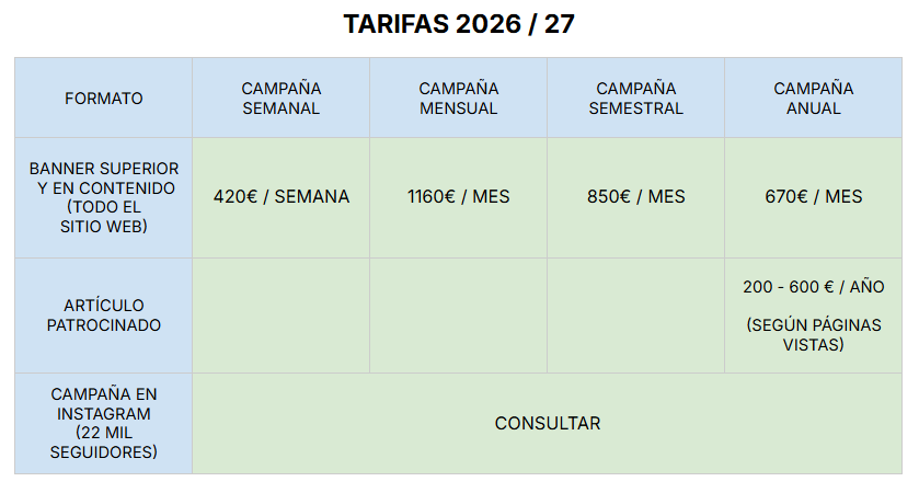 Tarifas Publicidad 2026