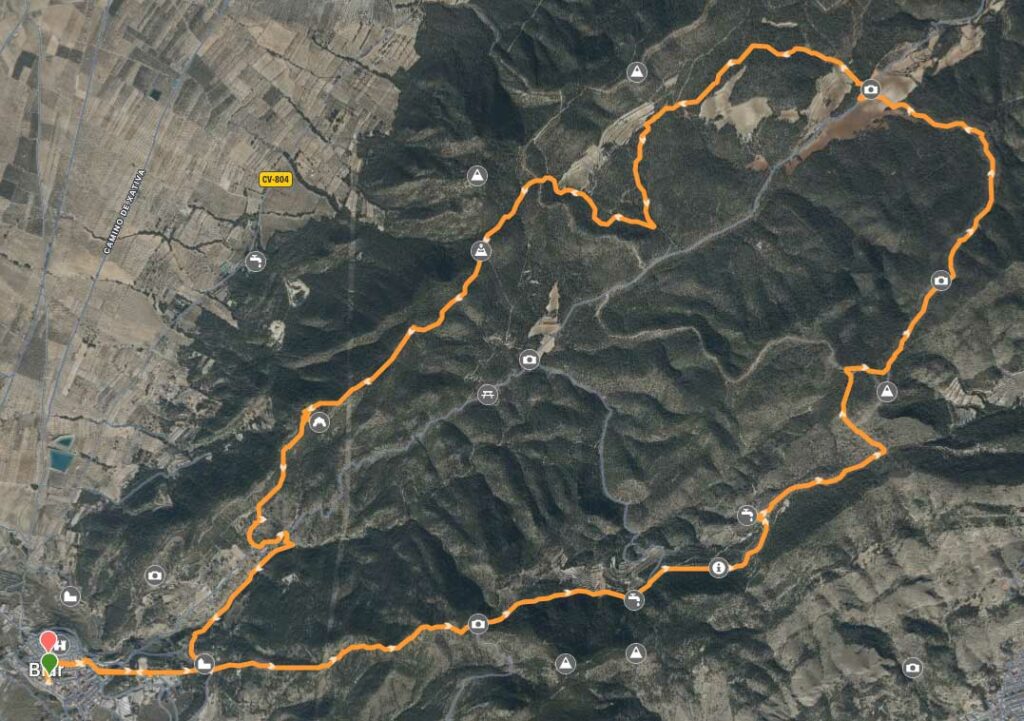 PR-CV 55 Biar, track para GPS