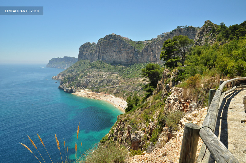 Vistas hacia la Cala del Moraig, Benitatxell
