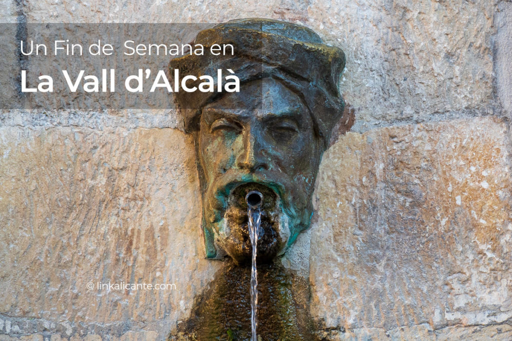 Fuente de Al-Azraq en la Vall d'Alcalà (Alicante)