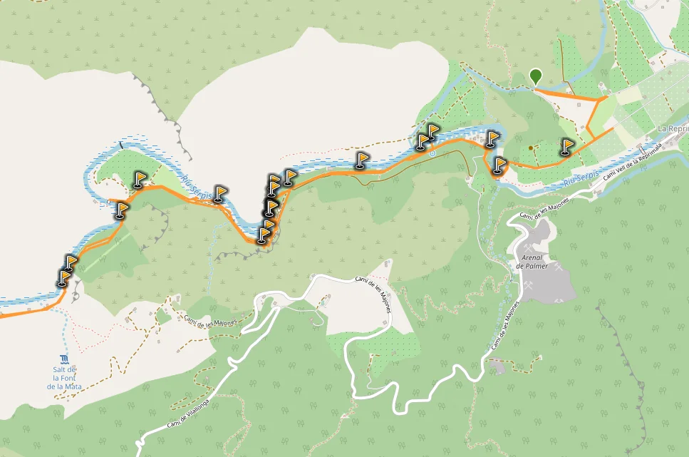 Vía Verde del Serpis desde Villalonga (Valencia) - Track para GPS